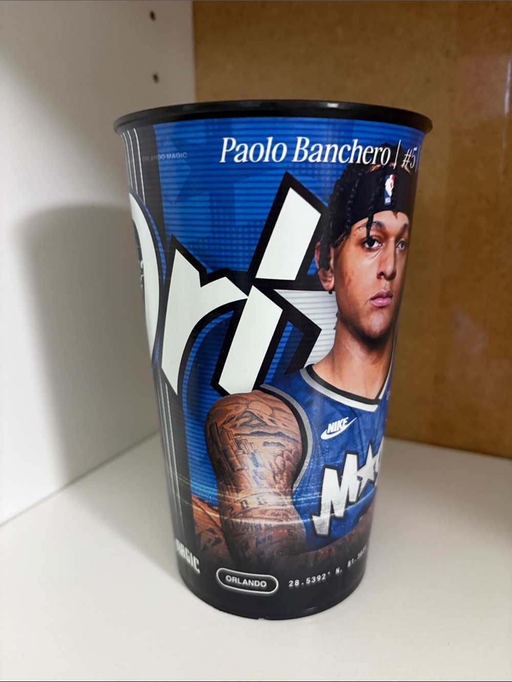 2023-2024 Orlando Magic Paolo Banchero #5 Player 35 Year Anniversary Cup - Blue - Picture 4 of 4